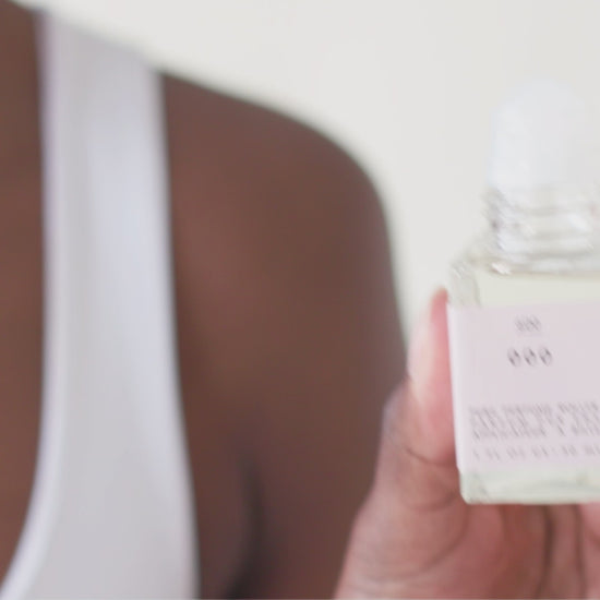 STEP 02 - Apply to pulse points as well as collarbone, shoulders, and legs for glowing, scented skin. Avoid rubbing into skin to maintain the integrity of the fragrance.