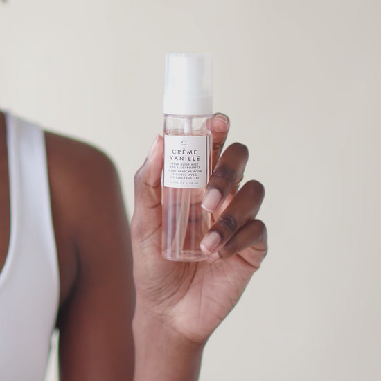 STEP 01 - As a mist, this has a lower fragrance concentration and is meant to be applied liberally all over the body.